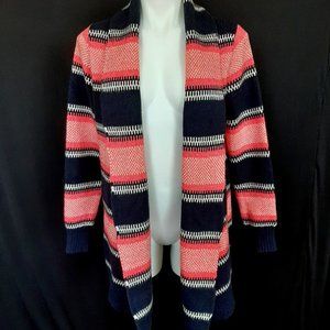 Old Navy Striped Open Cardigan